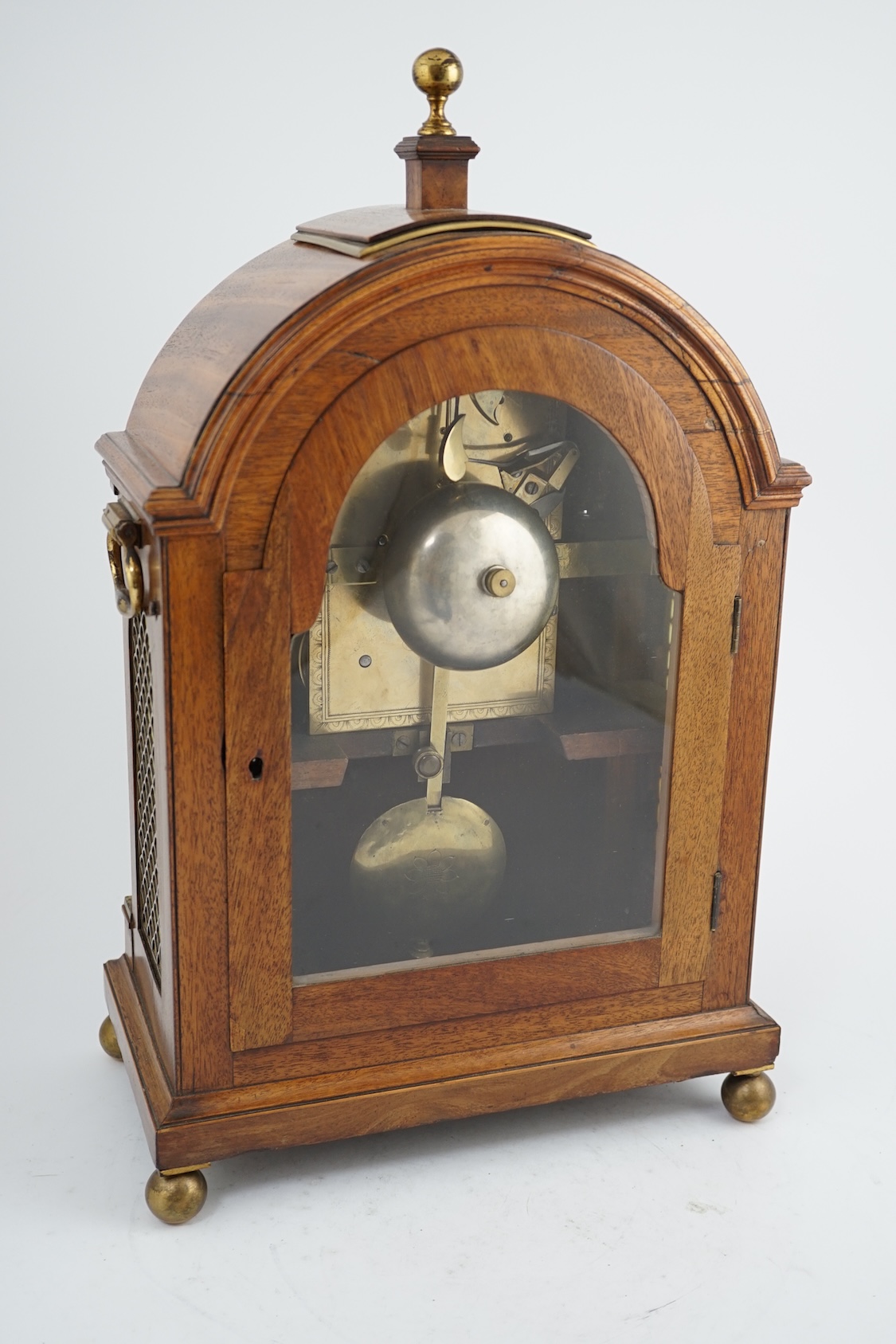 Samuel Marsh of London. A George III mahogany eight day bracket clock